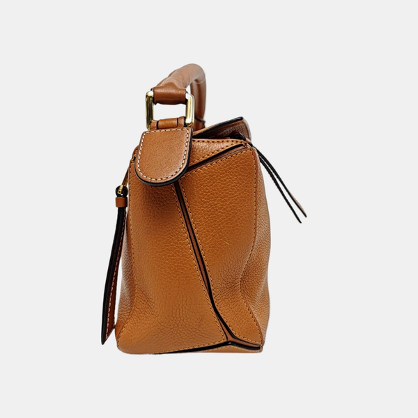 Puzzle Small Calfskin Brown
