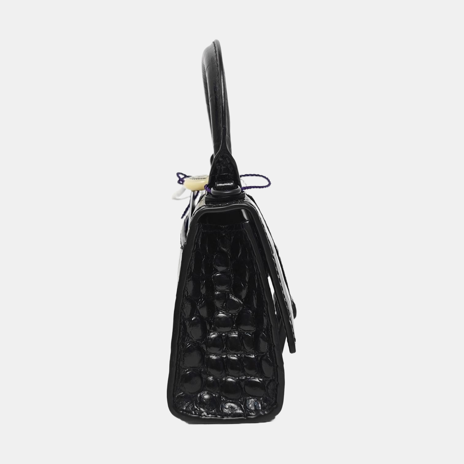 Hourglass Mini Calfskin Black