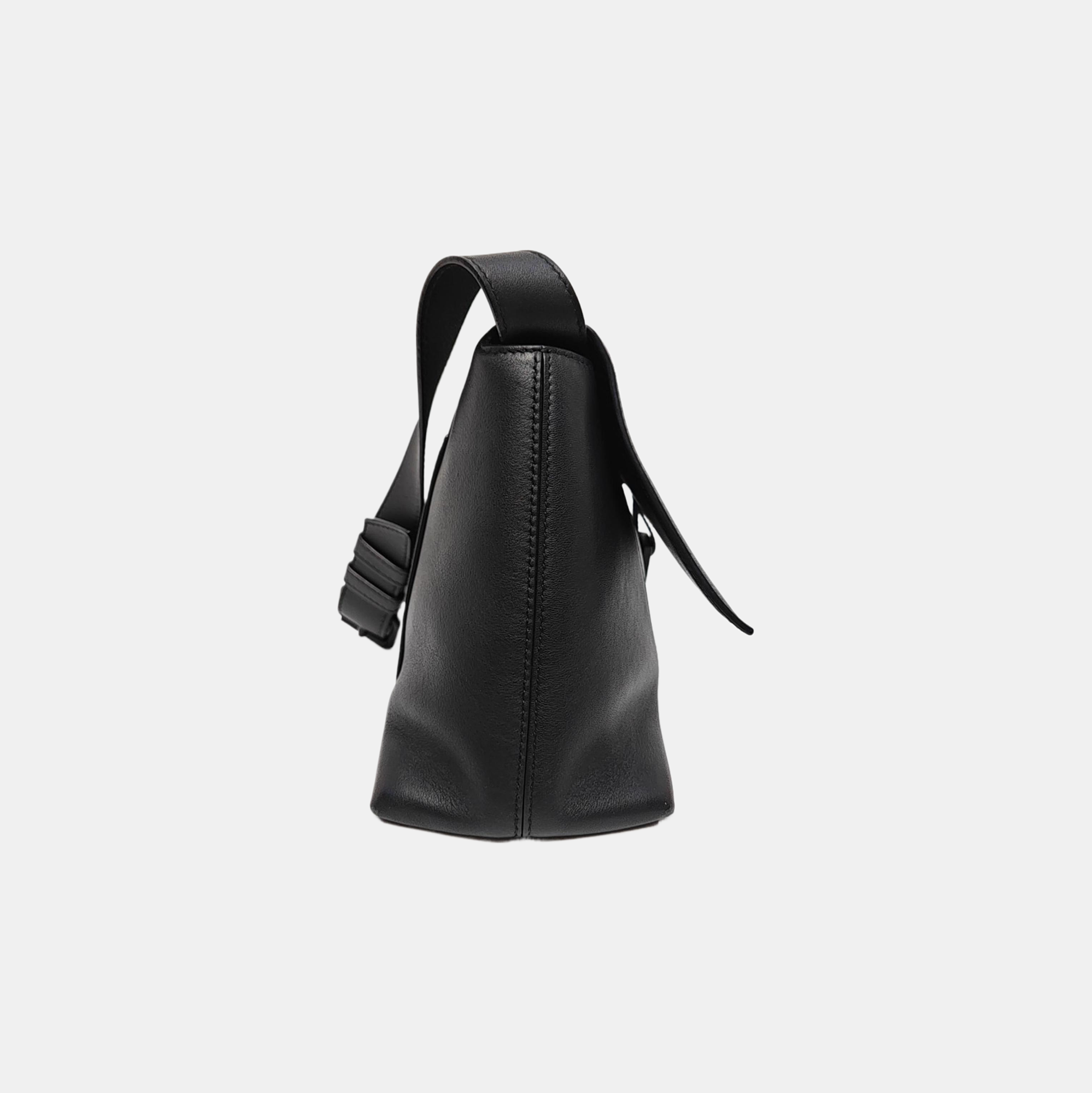 Downtown Small Quilted Calfskin Black
