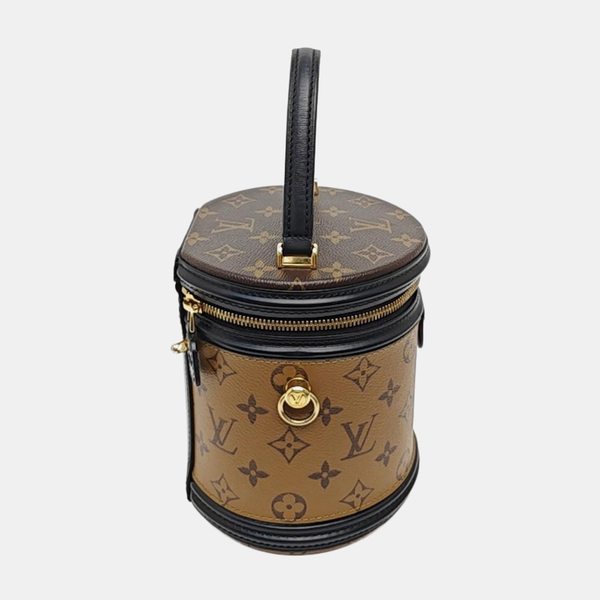 CANNES PM Monogram Coated Canvas Brown