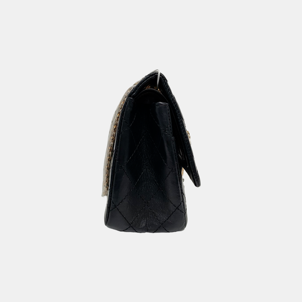 2.55 225 Quilted Calfskin Black