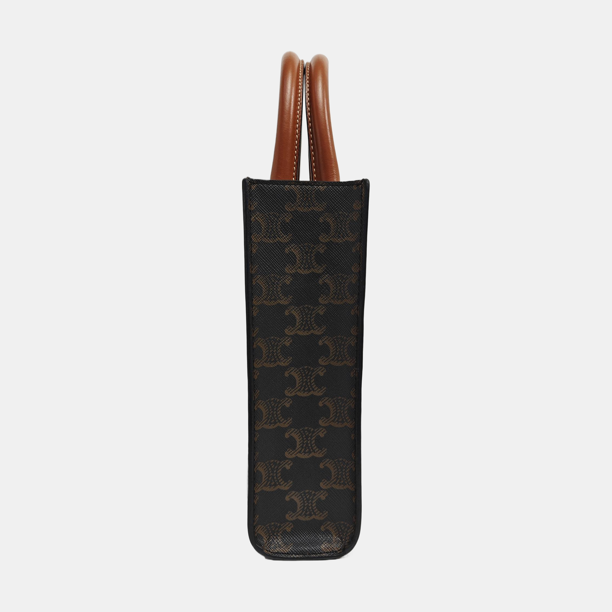 CABAS CELINE Mini Coated Canvas Brown