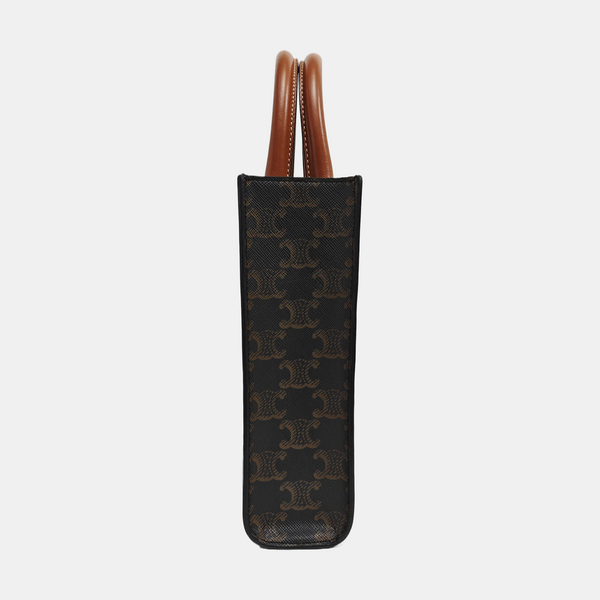 CABAS CELINE Mini Coated Canvas Brown