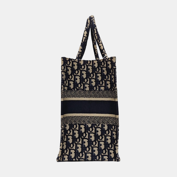 Book Tote Medium Canvas Blue