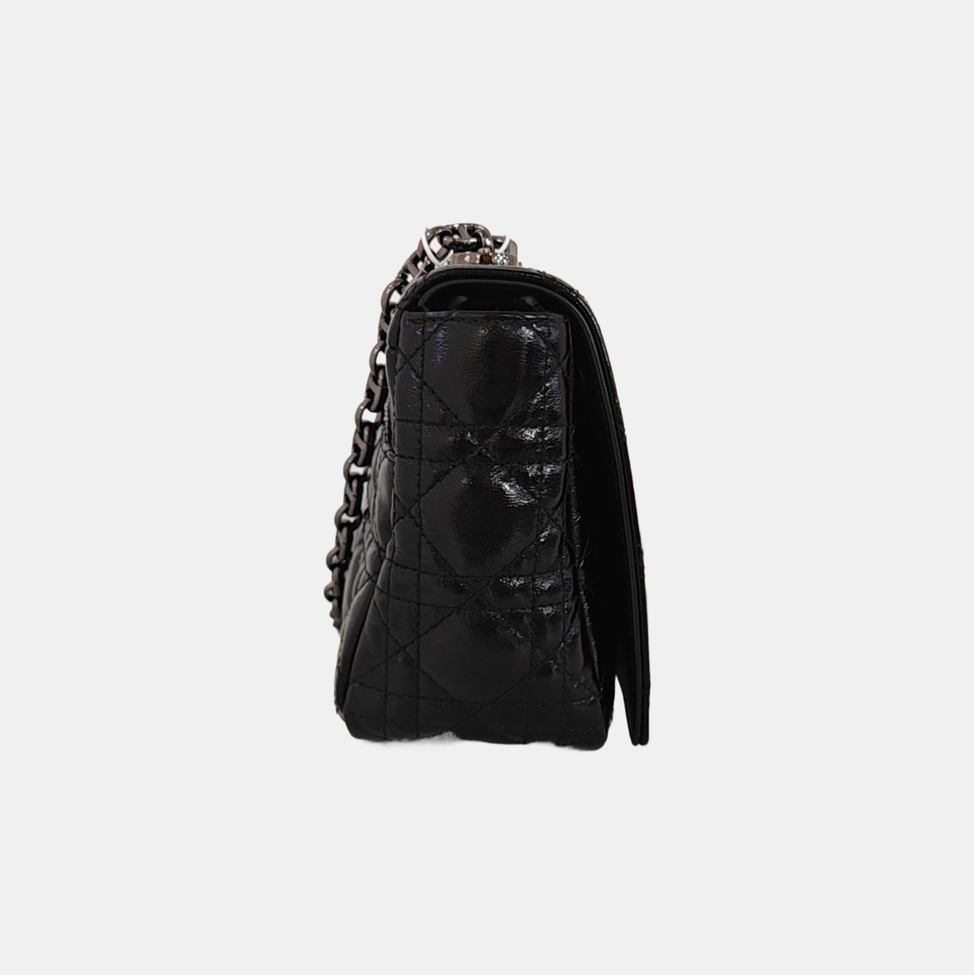 Dior Caro Medium Lambskin Black