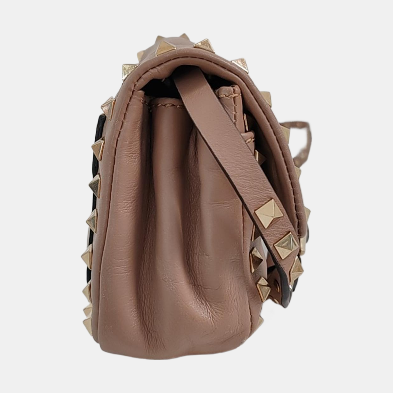 Rockstud Calfskin Pink