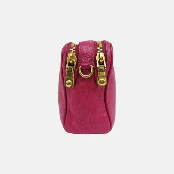 Calfskin Shoulder Bag Red