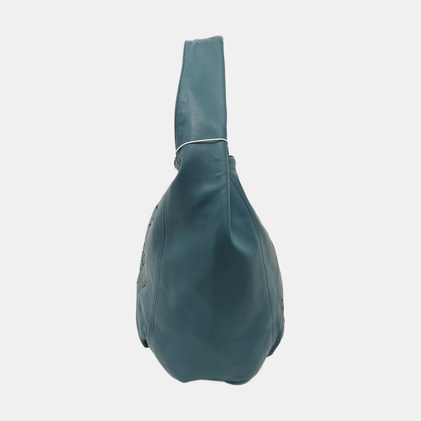 Lambskin Top Handle Bag Green