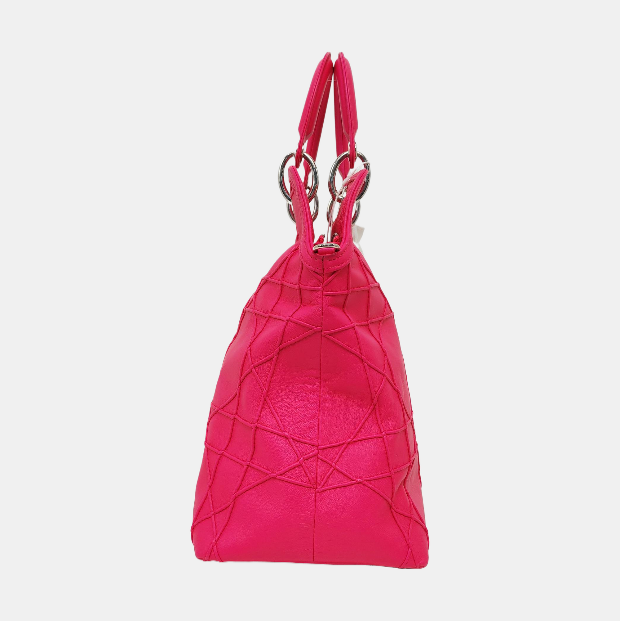 Authenticated pre-owned  Granville Cannage Lambskin Pink - Top Handle Bag at Looply