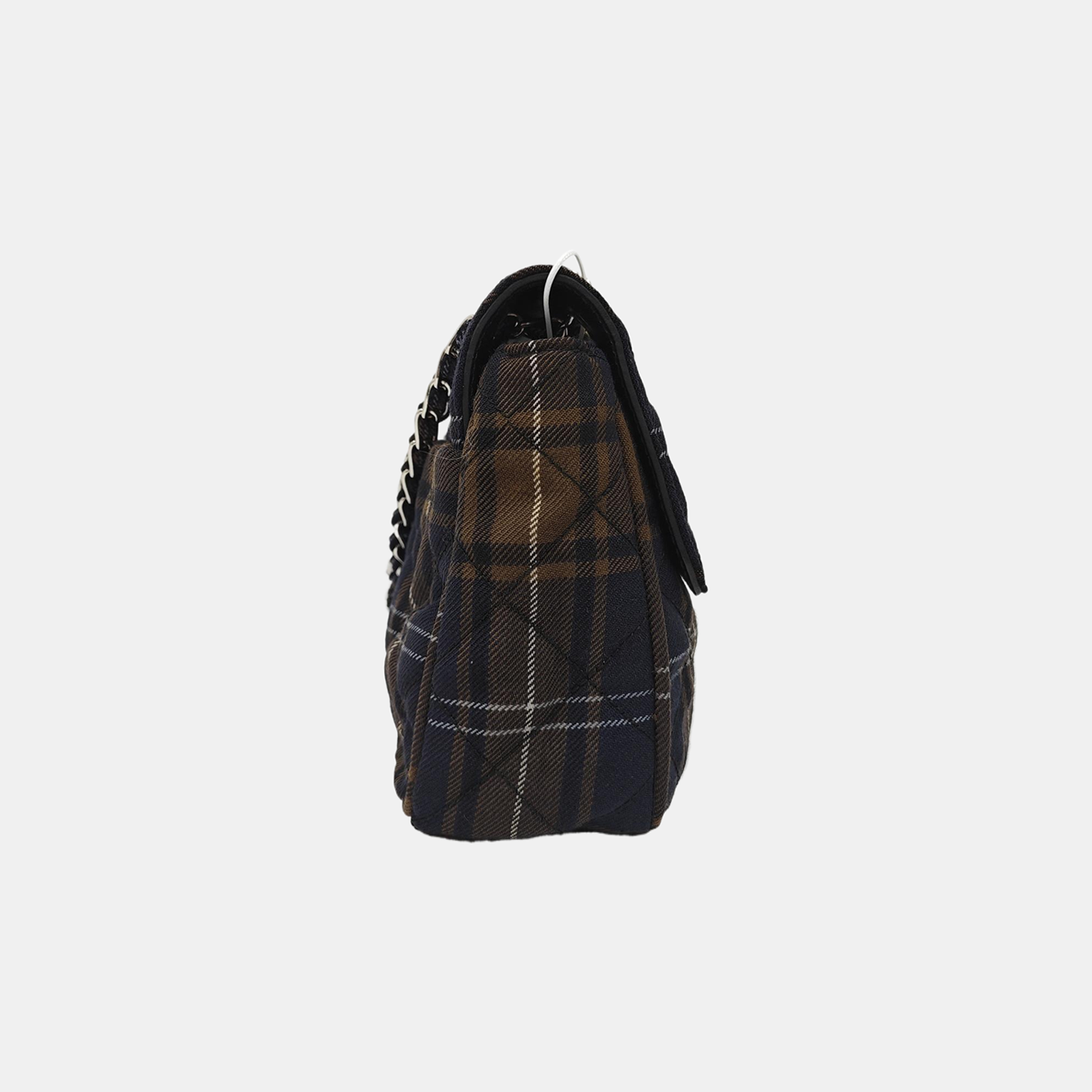 Quilted Fabric Crossbody Bag Multicolor
