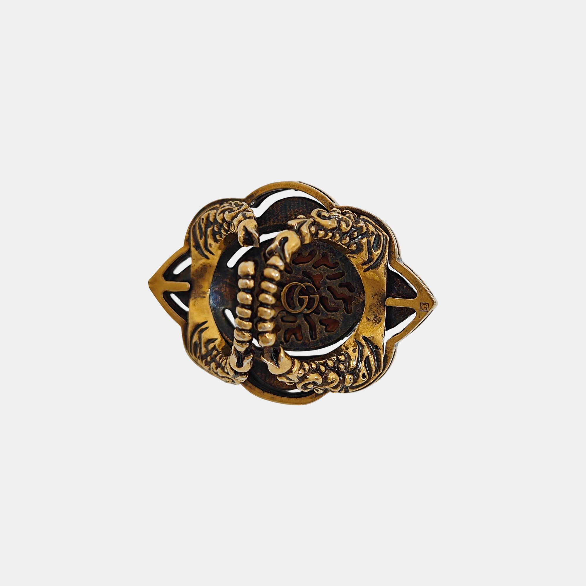 Metal Gold Ring EU 48