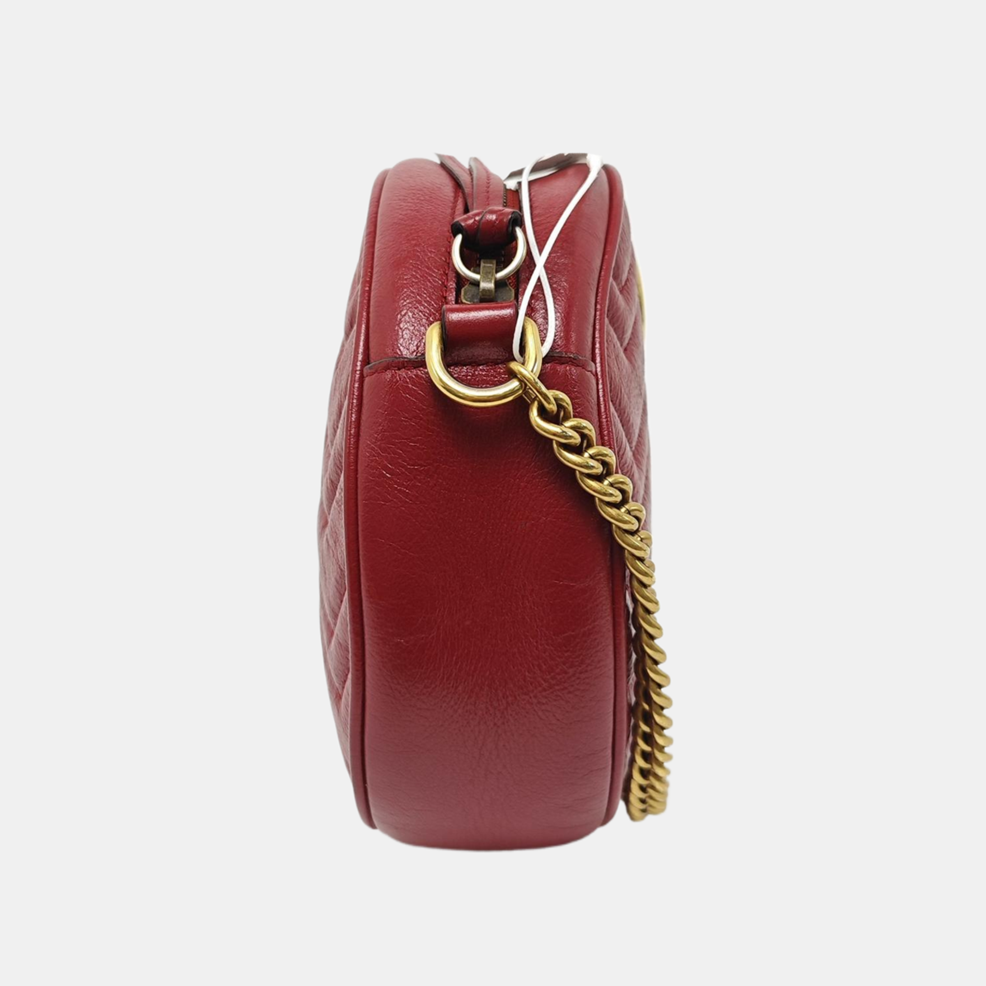 GG Marmont Mini Quilted Calfskin Red