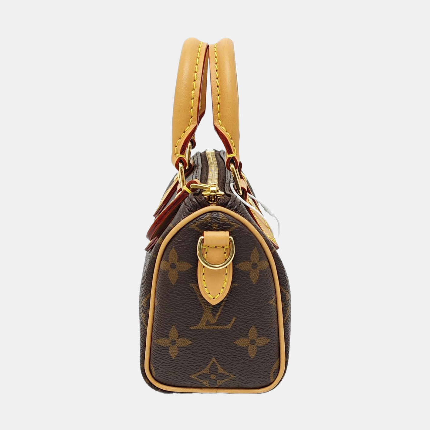 SPEEDY Nano Monogram Coated Canvas Brown