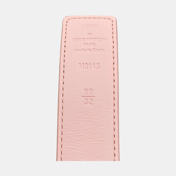 Coated Canvas Belt White