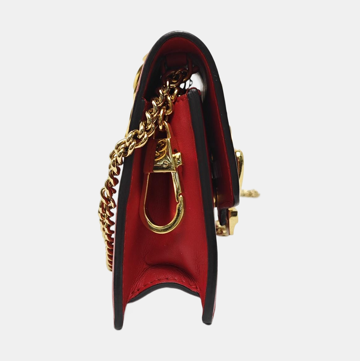 Sylvie Super Mini Calfskin Red