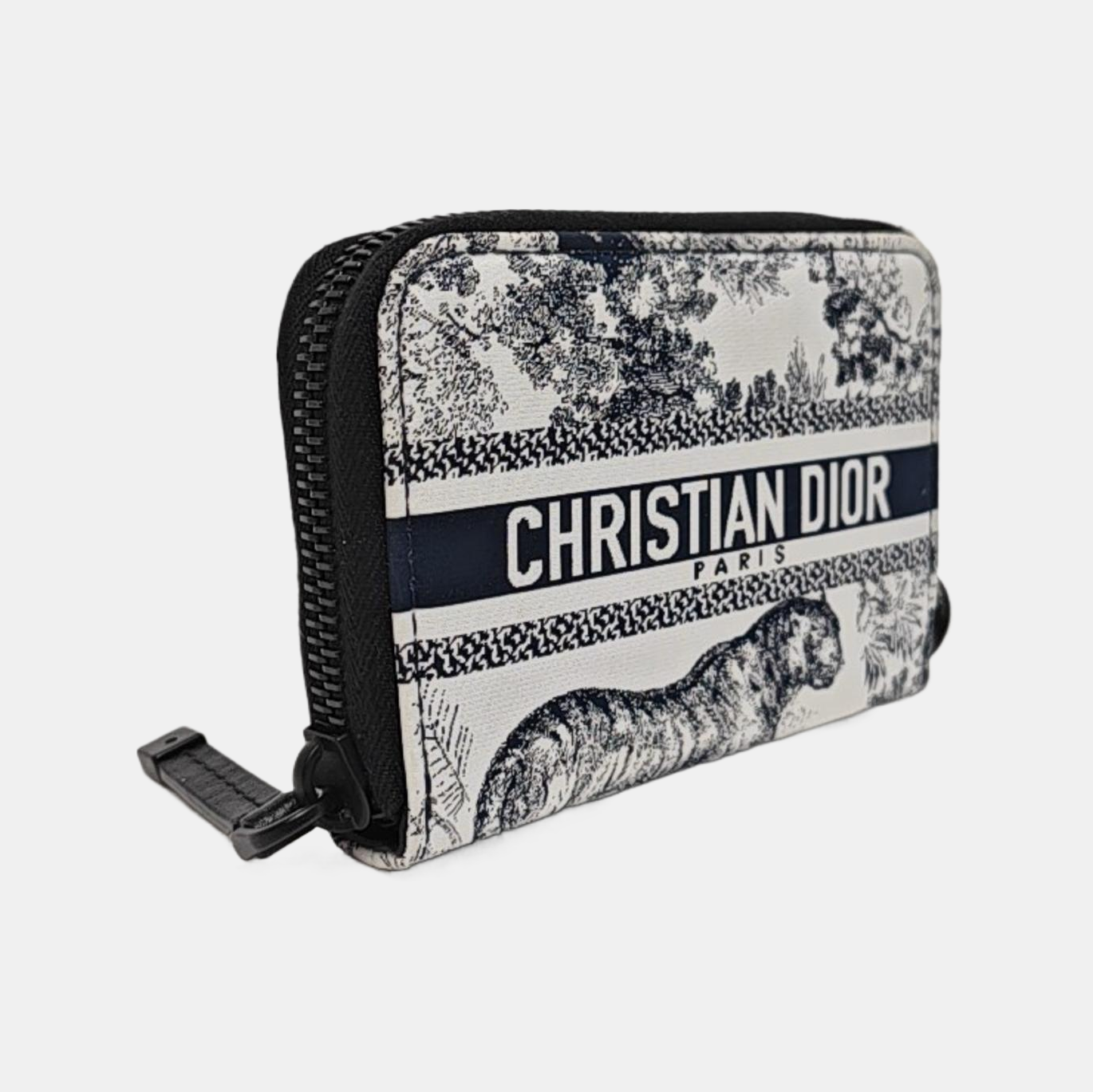 Diortravel Special Material White Wallet