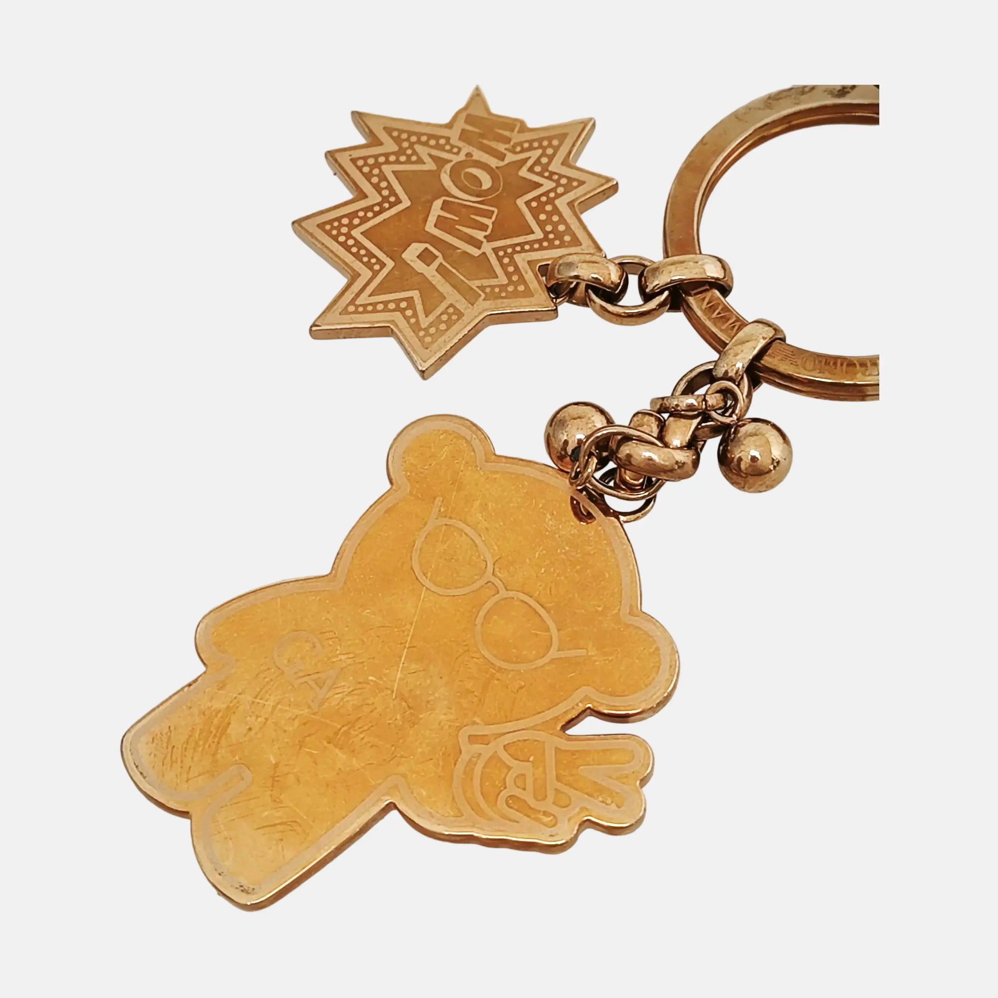 Metal Bag Charm Rose Gold