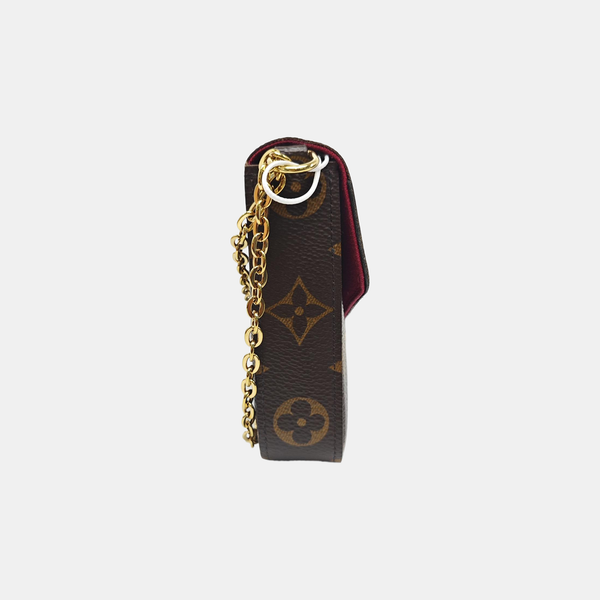 FÉLICIE Monogram Coated Canvas Brown