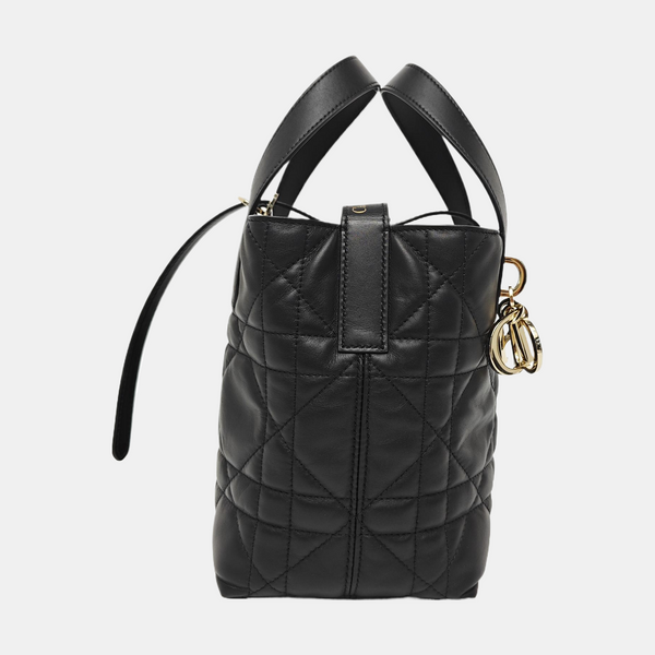 Toujours Small Cannage Calfskin Black