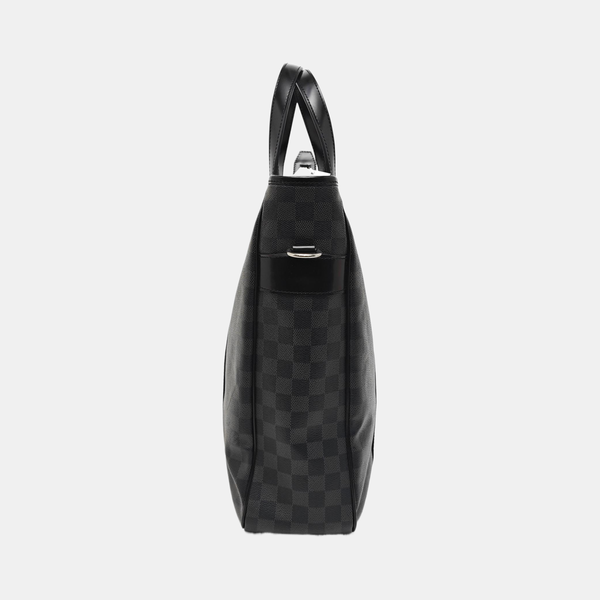 TADAO MM Damier Graphite Coated Canvas Gray
