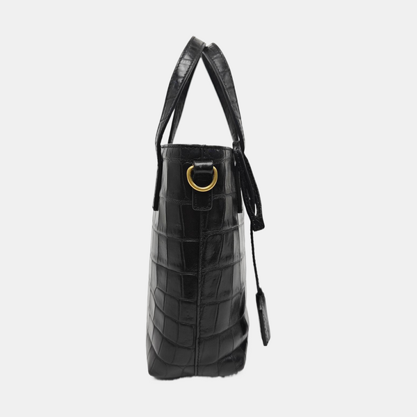 Calfskin Shoulder Bag Black
