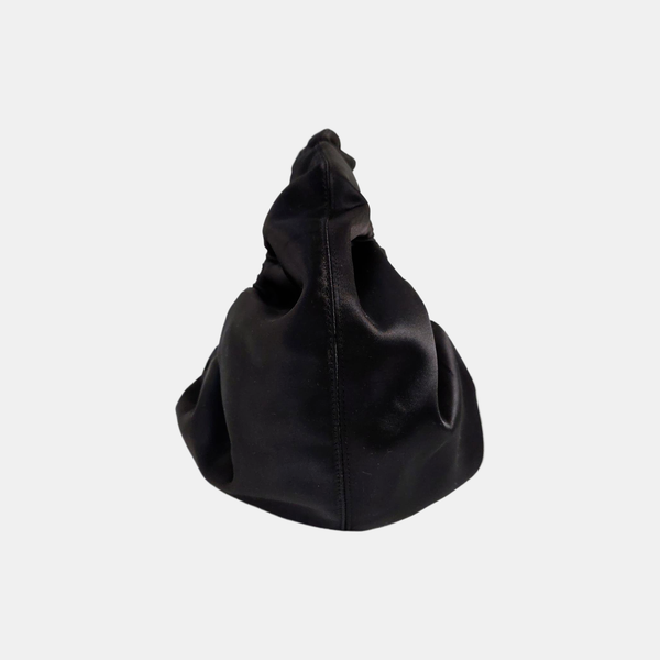 Fabric Top Handle Bag Small Black