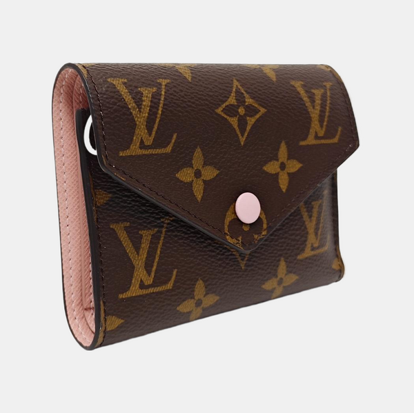 VICTORINE Monogram Coated Canvas Brown Wallet