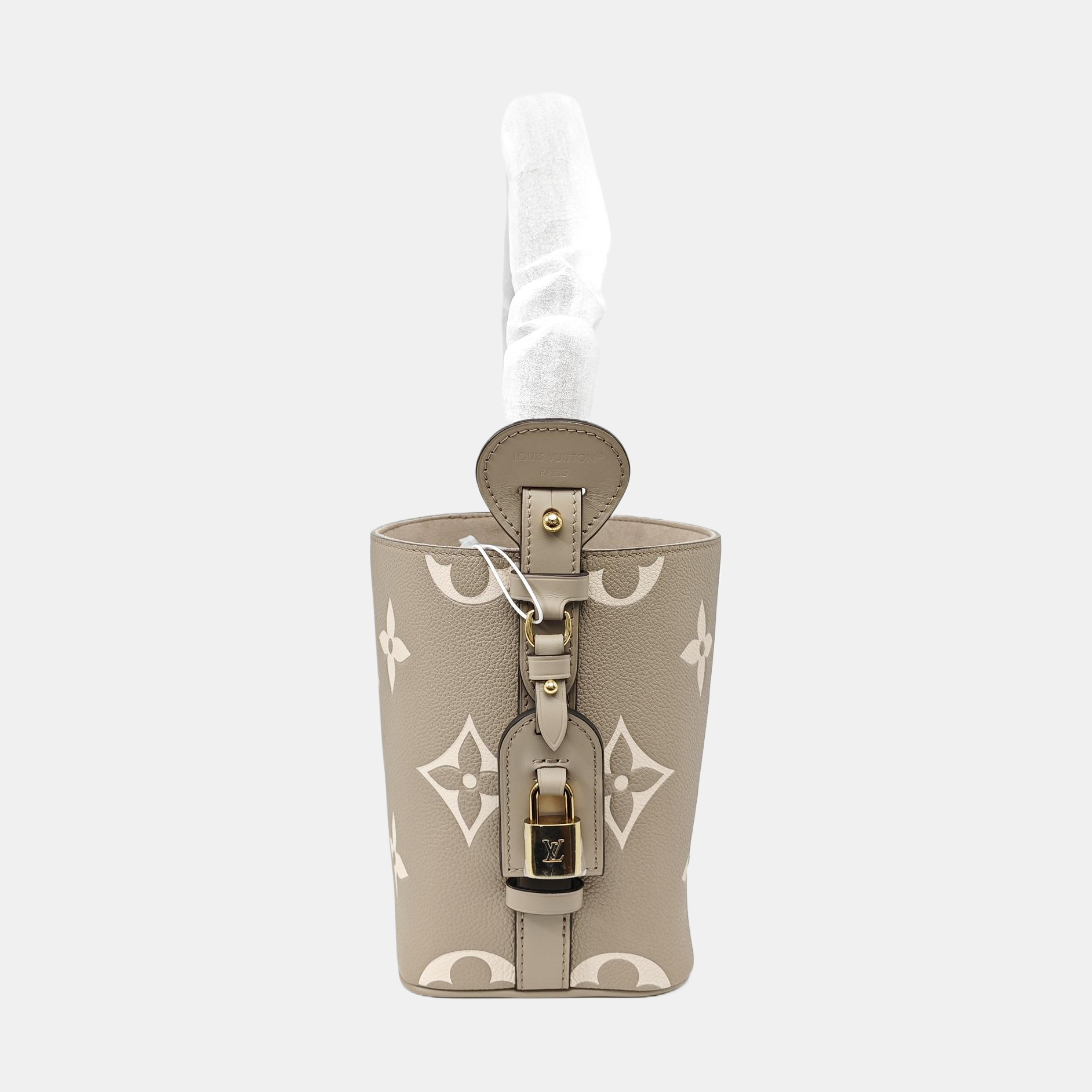 ALL IN BB Monogram Calfskin Gray