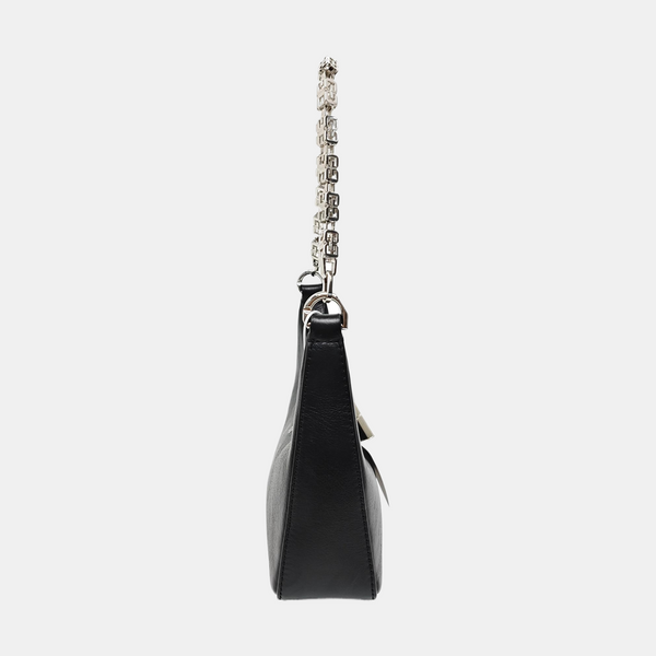 Calfskin Shoulder Bag Black