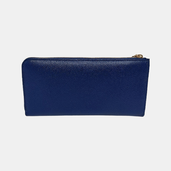 Calfskin Blue Wallet