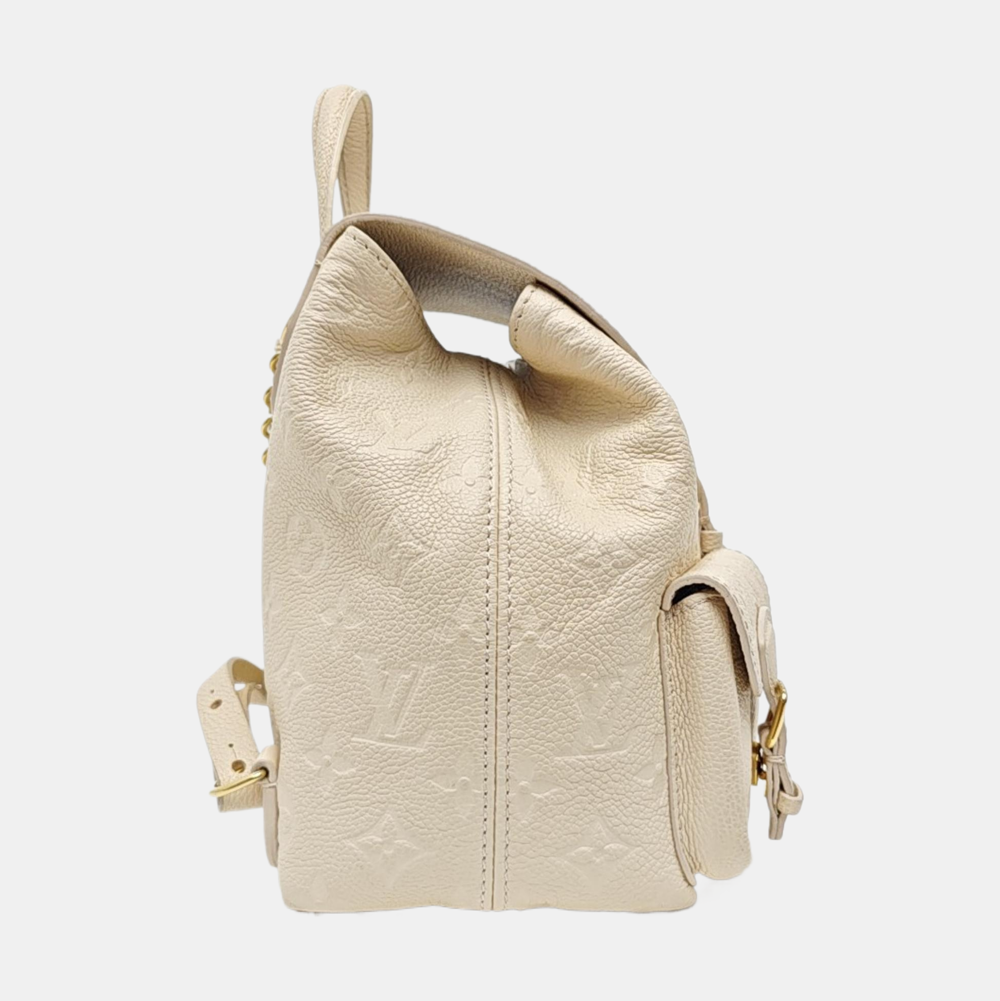 BACKUP Monogram Calfskin White