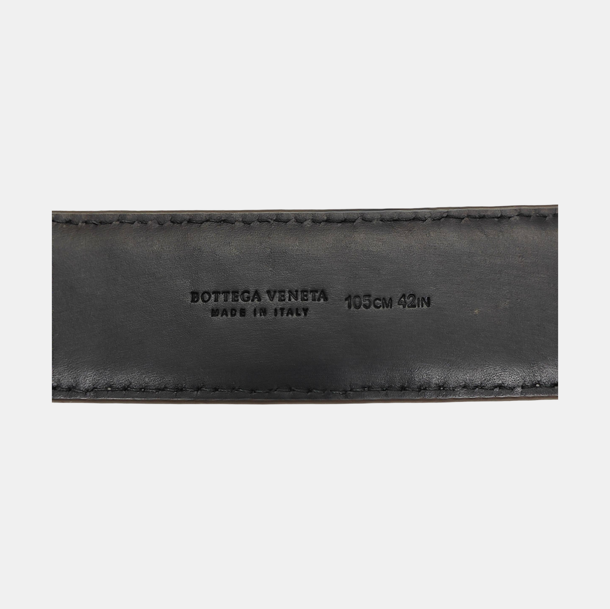 Leather Belt Gray