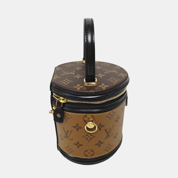 CANNES PM Monogram Coated Canvas Brown