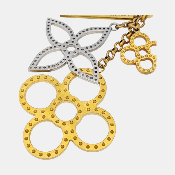Metal Bag Charm Gold