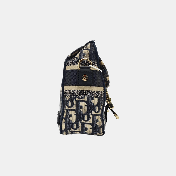 Diorcamp Small Oblique Canvas Blue