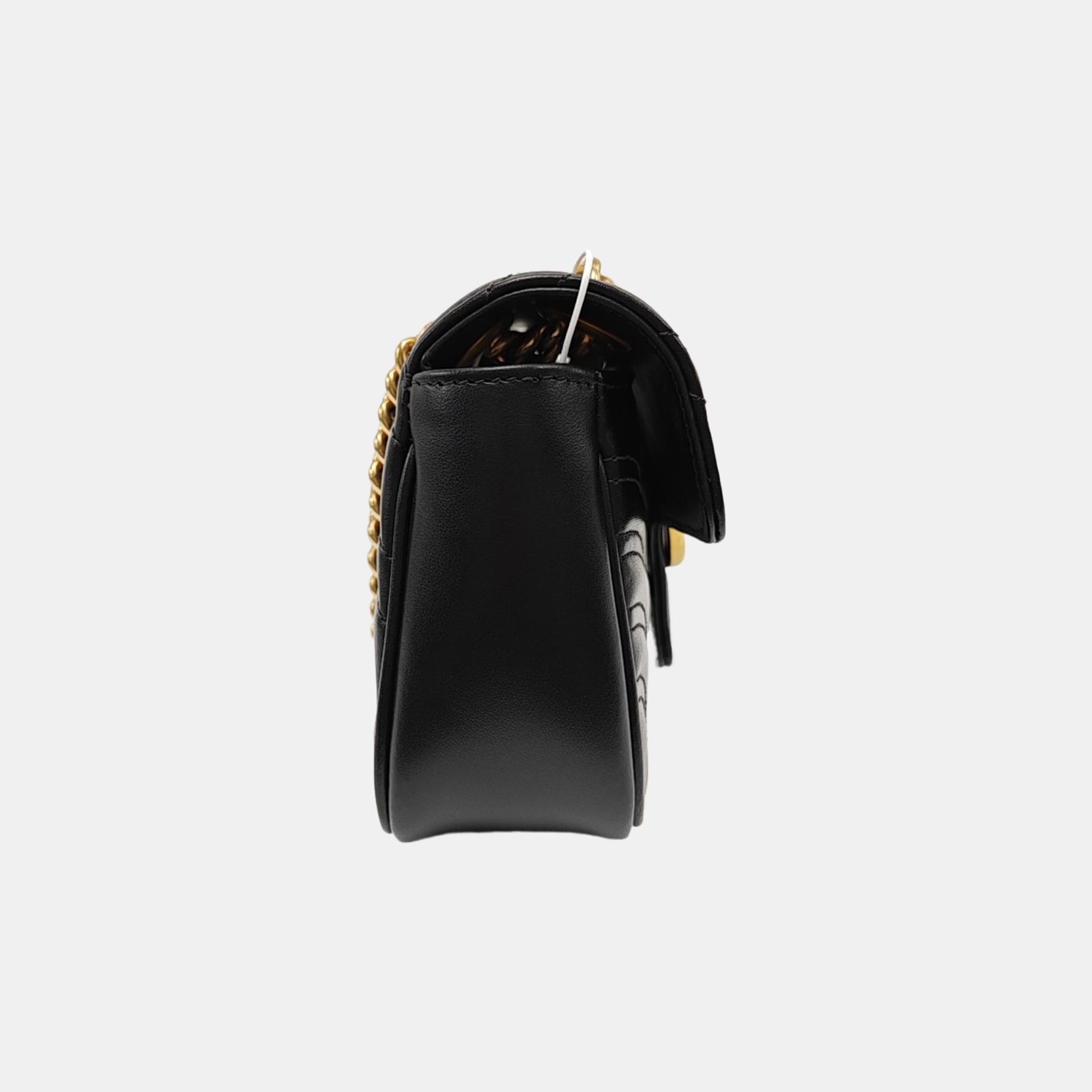 GG Marmont Small Quilted Calfskin Black