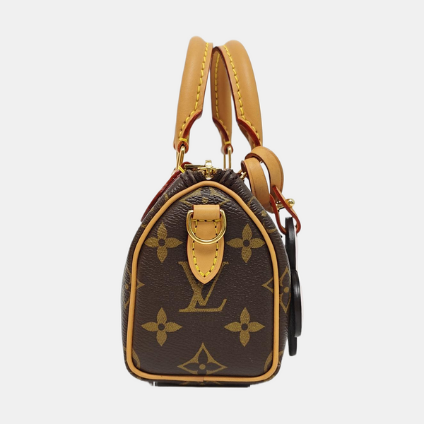SPEEDY Monogram Coated Canvas Brown