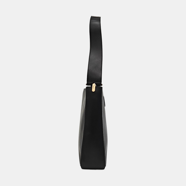Calfskin Shoulder Bag Black
