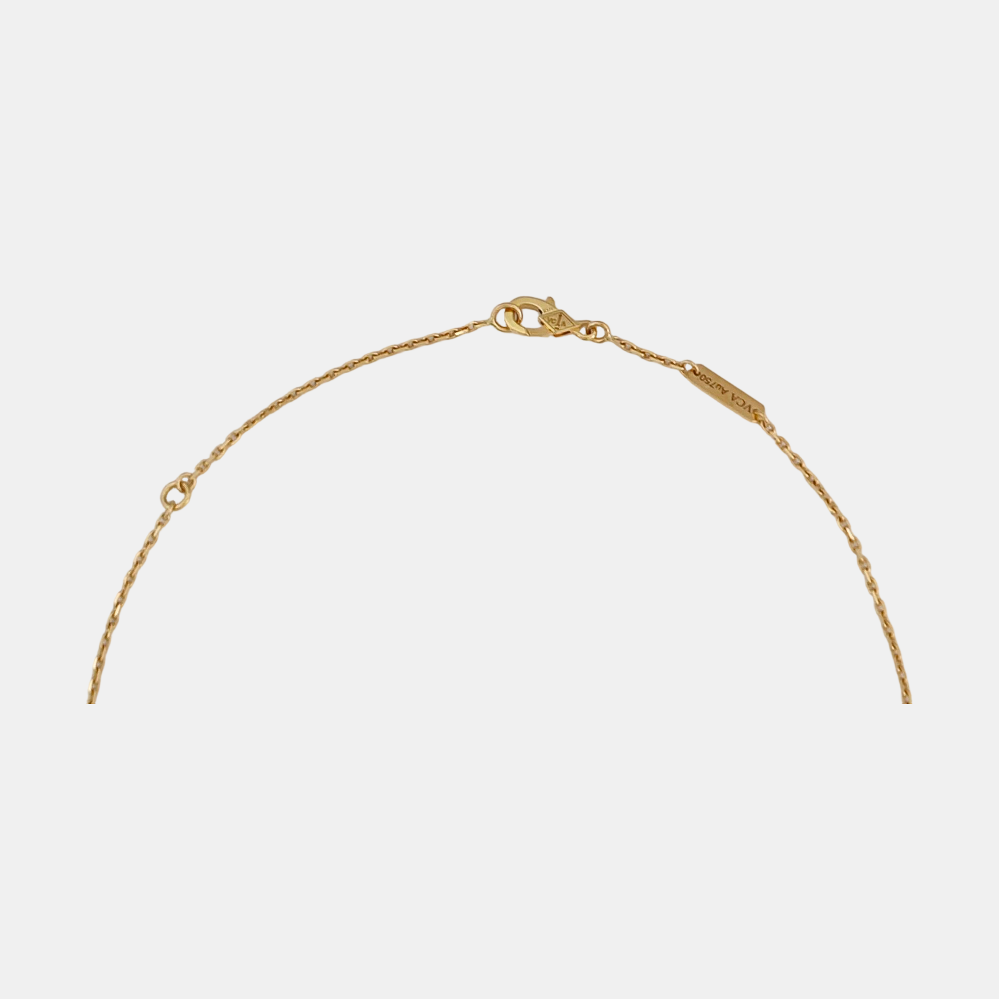 Vintage Alhambra 18k Gold Necklace