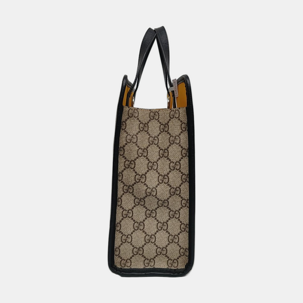 Children’s GG Bucket Monogram Coated Canvas Beige