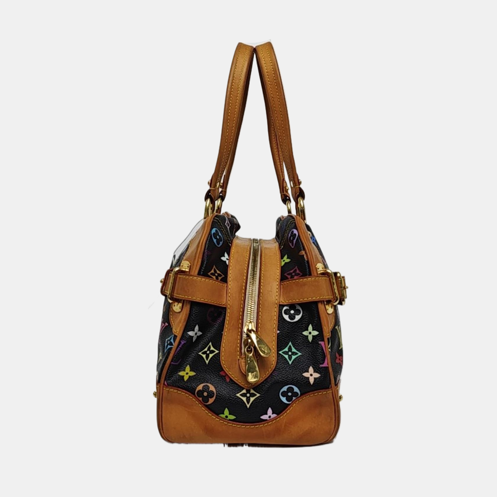 CLAUDIA Monogram Coated Canvas Black