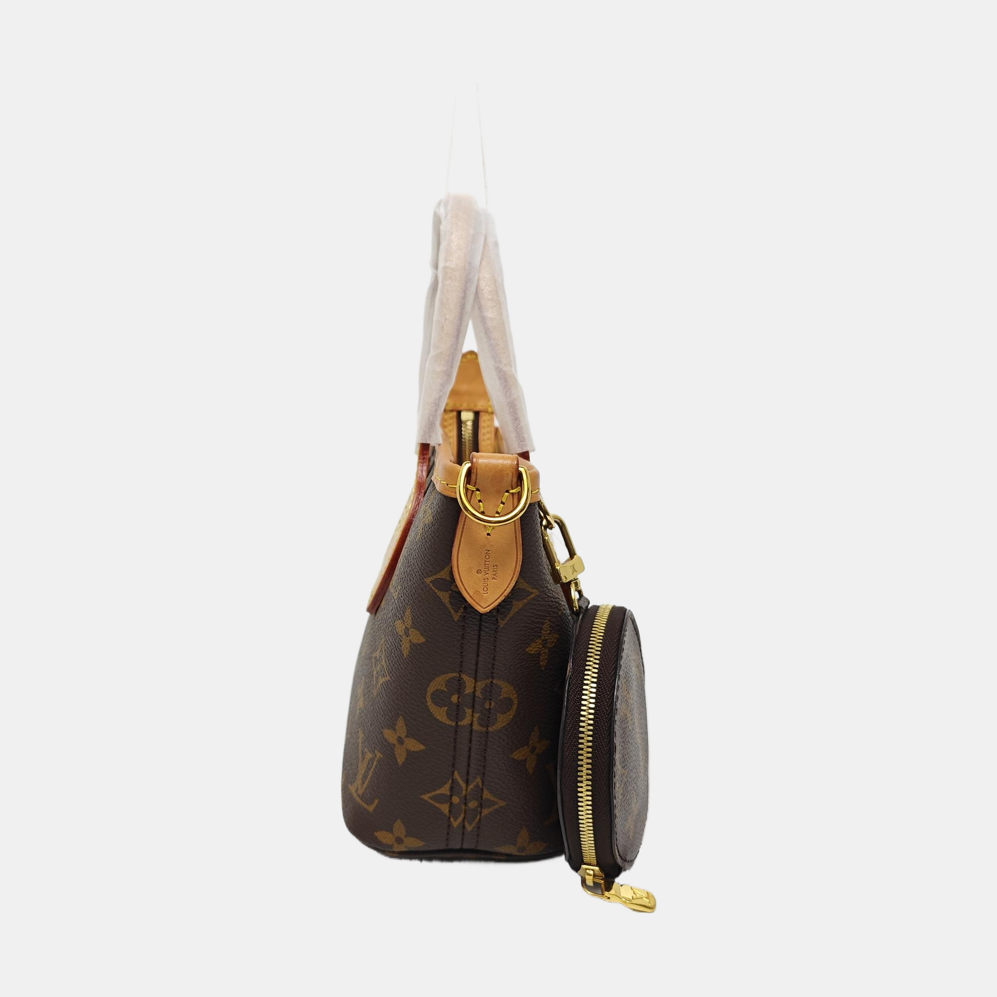 NEVERFULL BB Monogram Coated Canvas Brown
