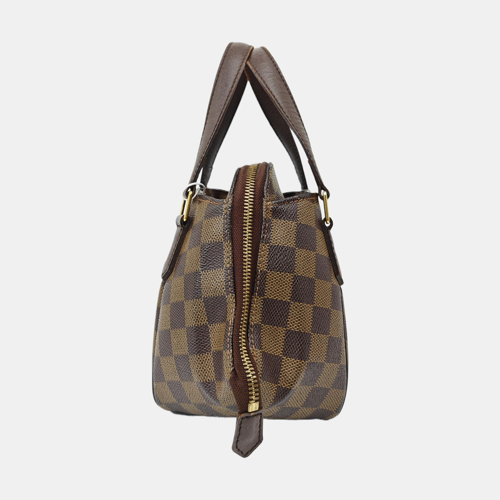 BELEM PM Damier Ebene Coated Canvas Brown