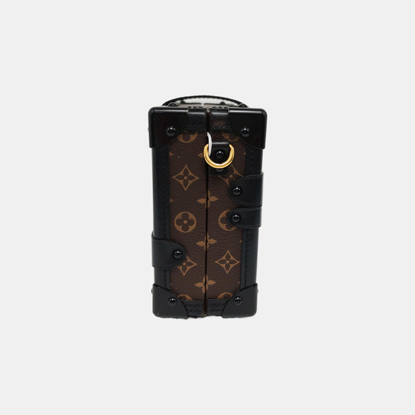 PETITE MALLE Monogram Coated Canvas Brown