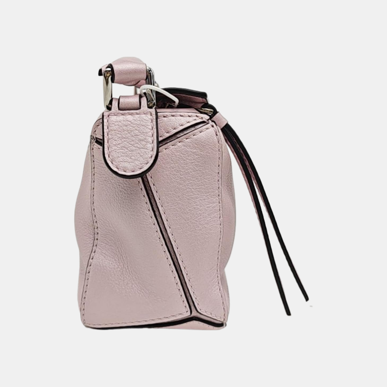 Puzzle Mini Quilted Calfskin Pink