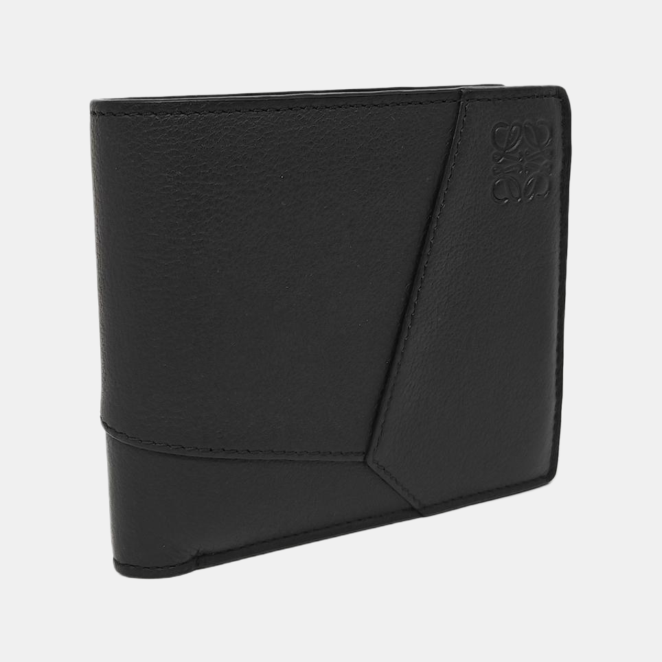 Puzzle Calfskin Black Wallet