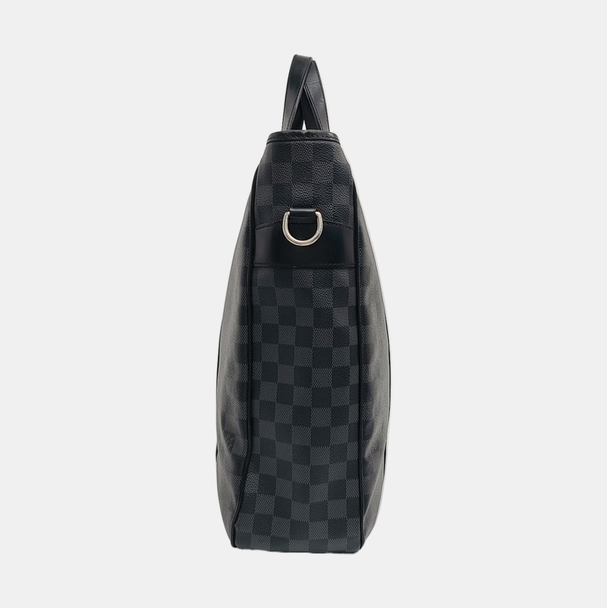 TADAO MM Damier Graphite Coated Canvas Gray