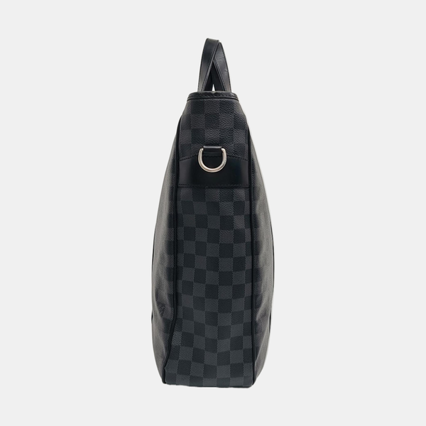 TADAO MM Damier Graphite Coated Canvas Gray