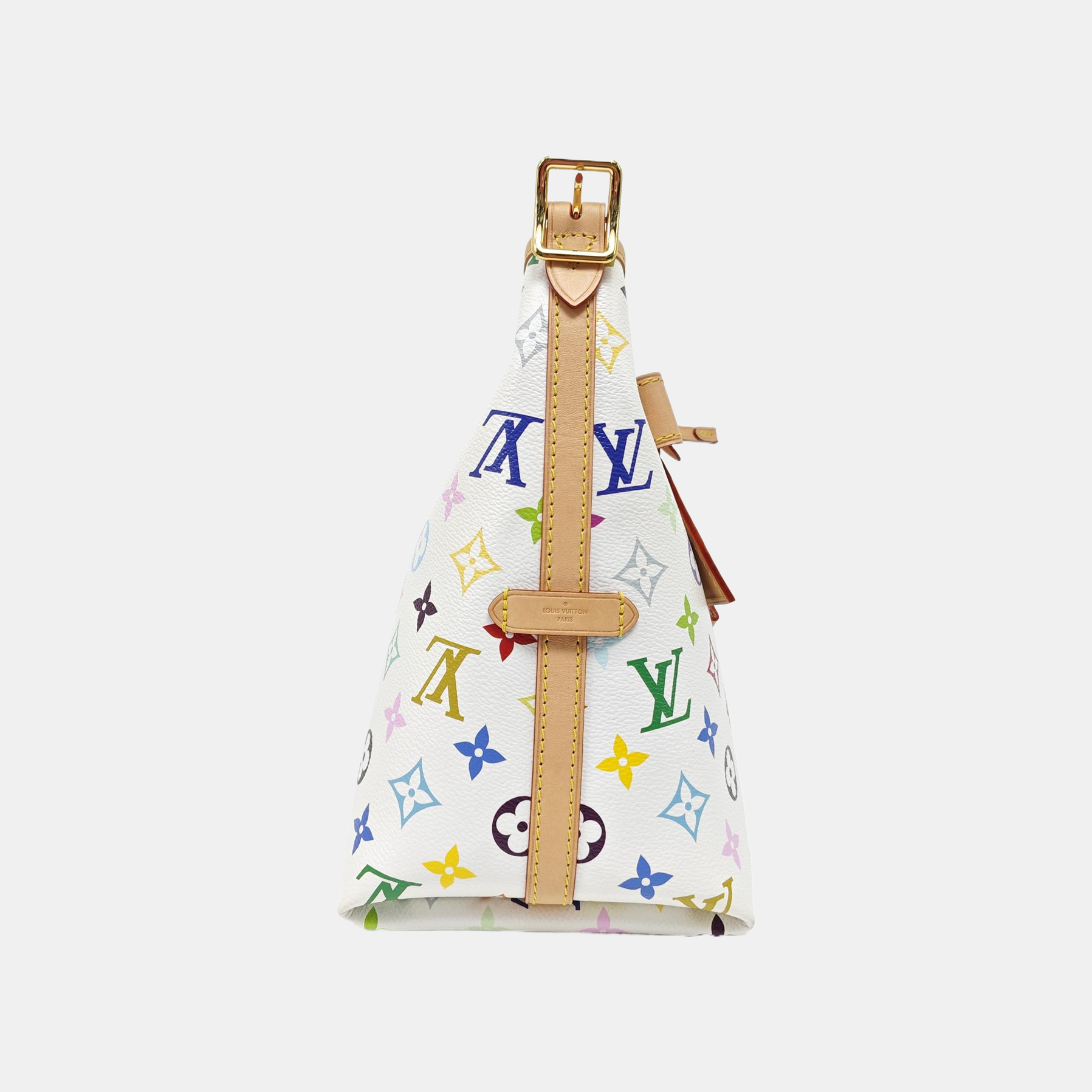 LV × TM CARRYALL PM Monogram Coated Canvas White