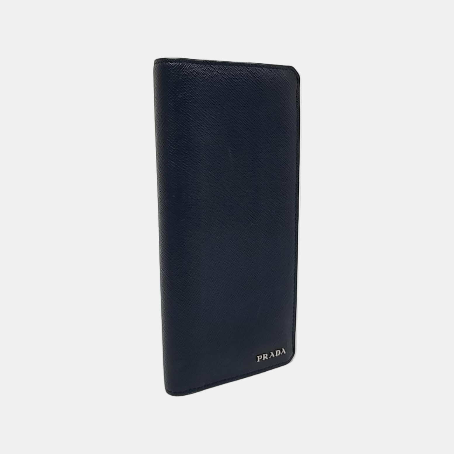 Saffiano Calfskin Wallet Blue
